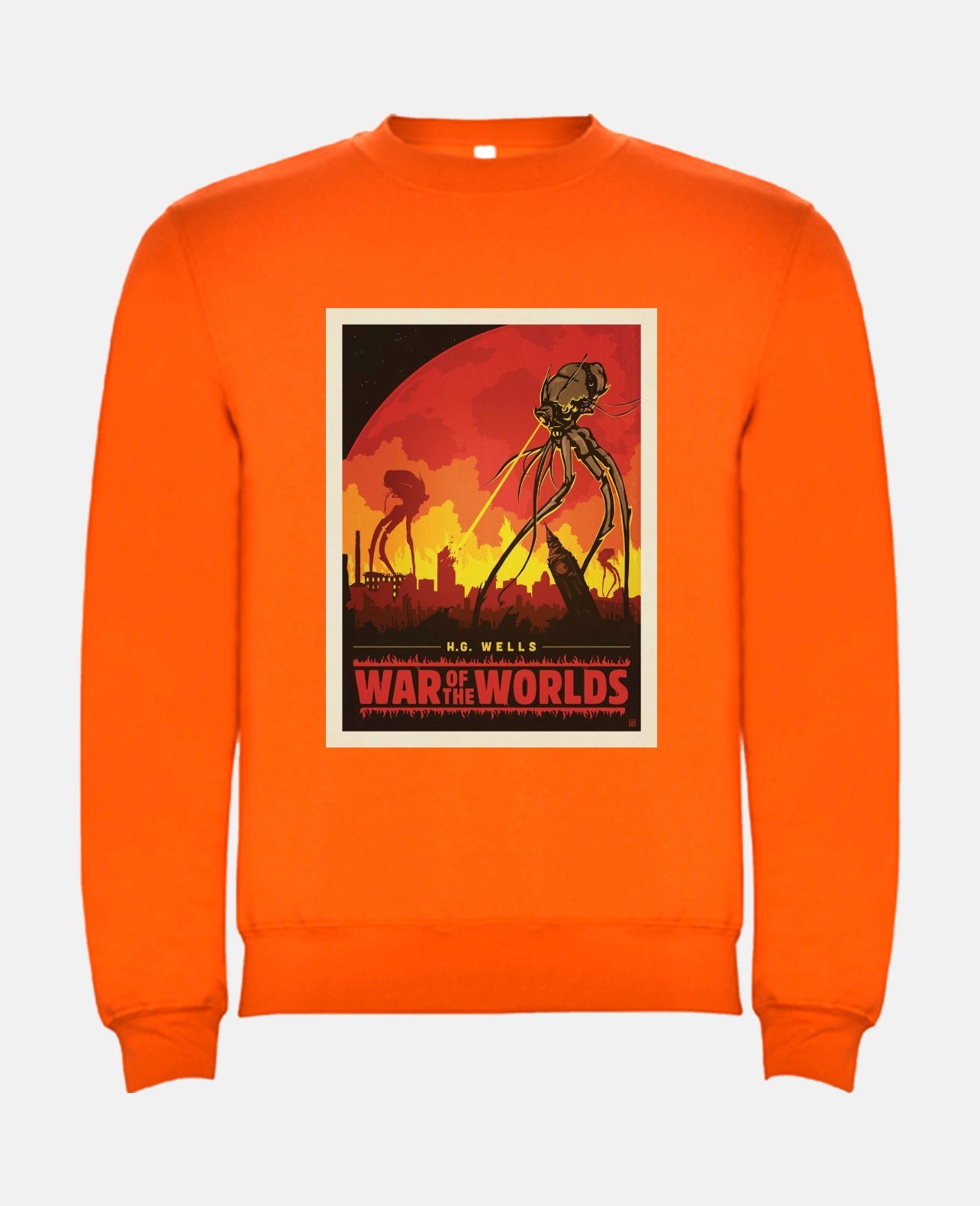 Sudadera naranja ‘La guerra de los mundos’