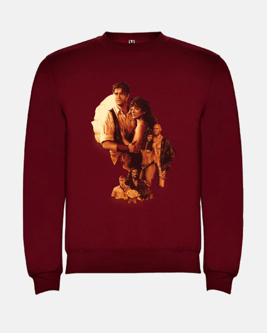 Sudadera granate ‘La Momia’