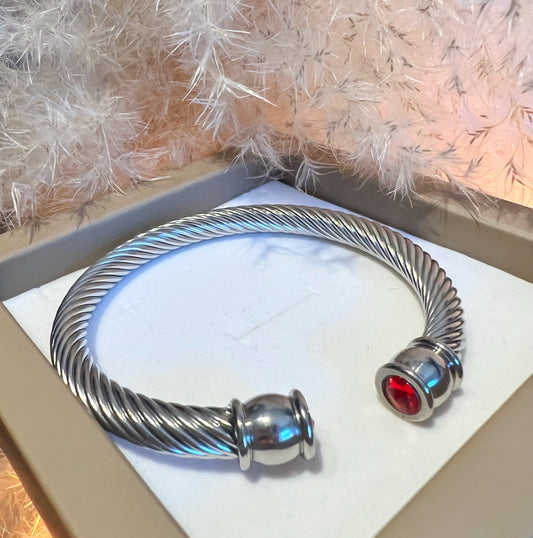 Pulsera Vibes rojo