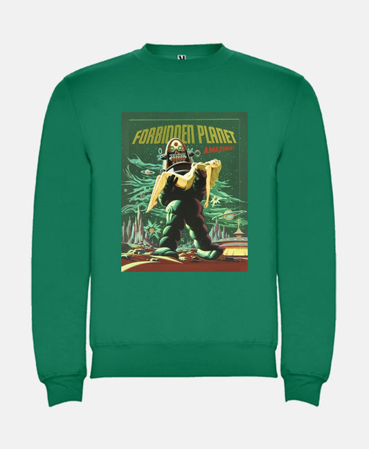 Sudadera verde ‘Planeta prohibido’