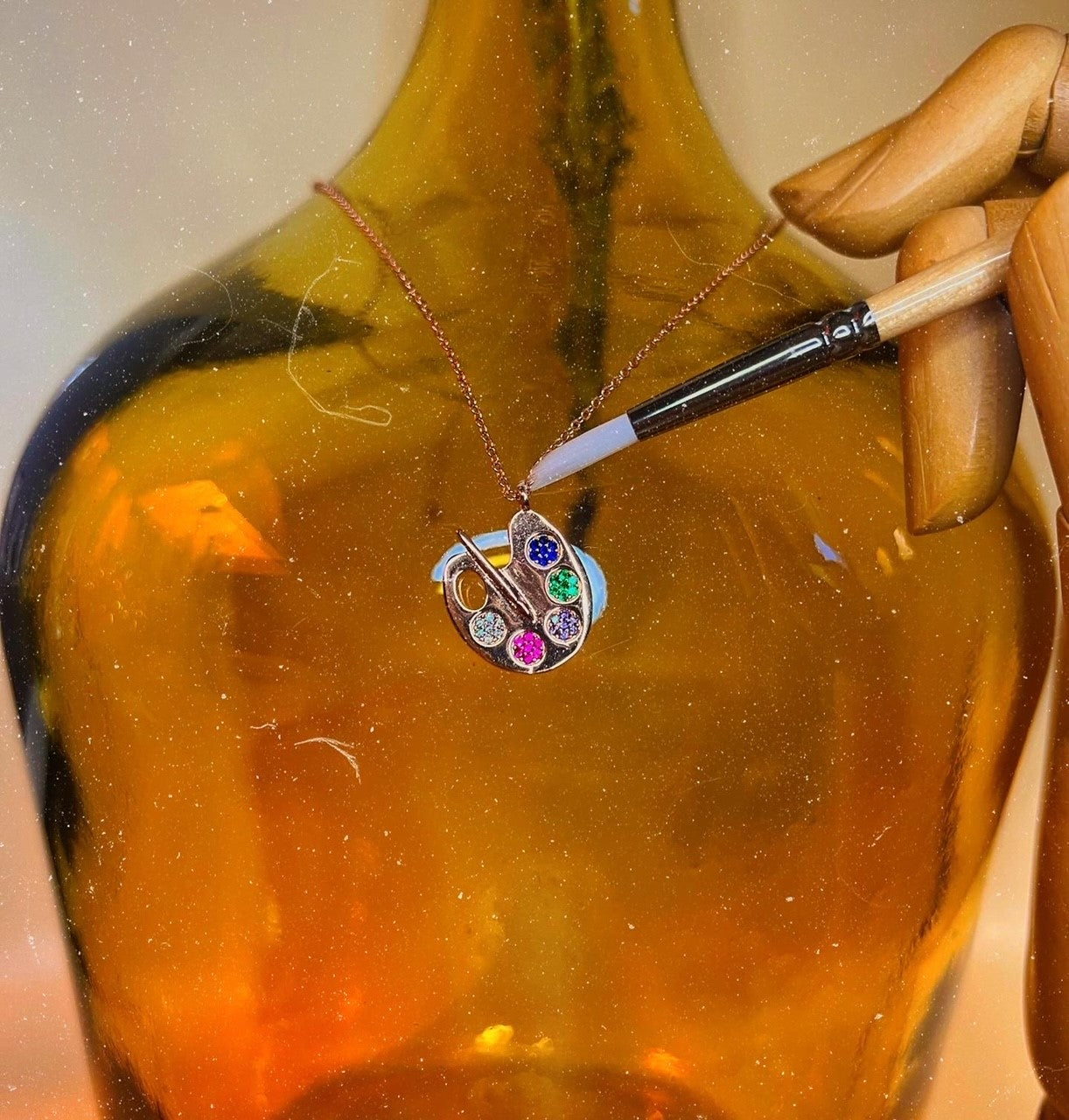 Colgante paleta pintor